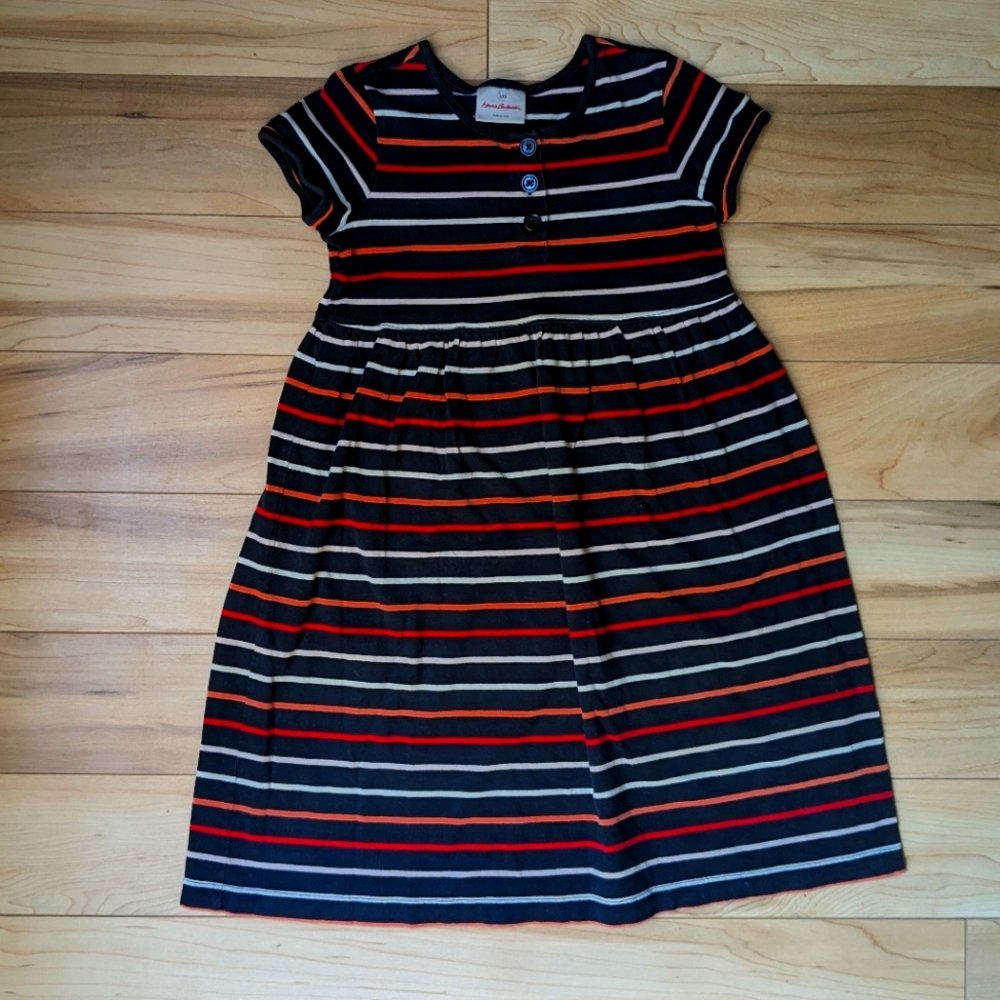 Hanna Andersson Striped Cotton Dress